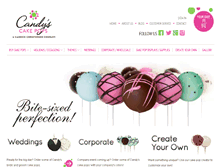 Tablet Screenshot of cakepops.com